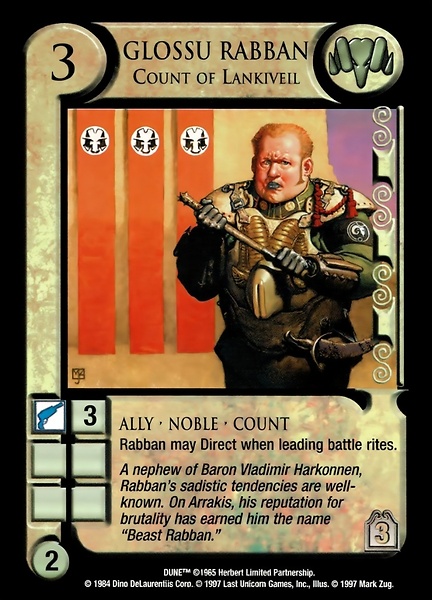 Glossu Rabban. Count of Lankiveil
